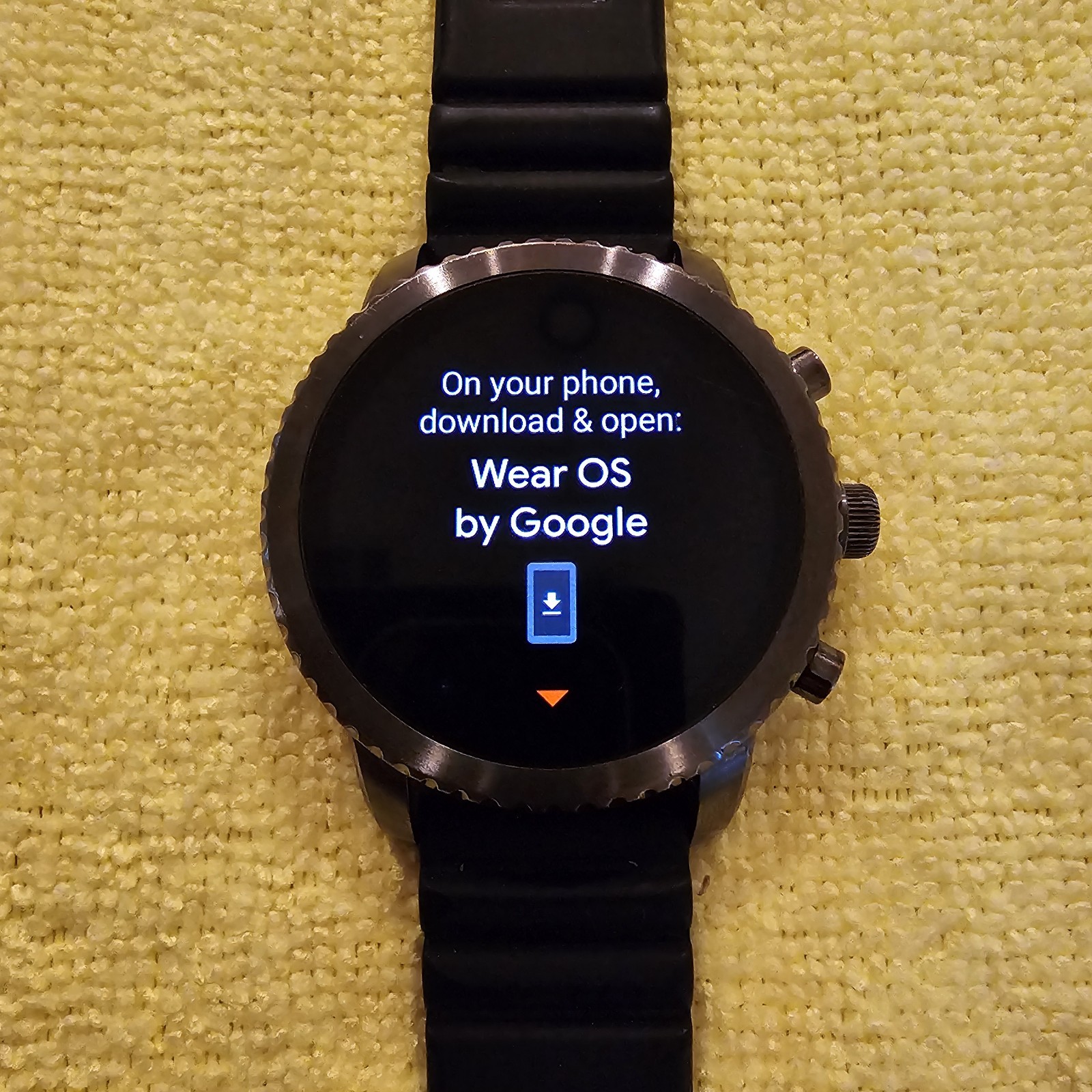 Fossil Gen 3 Explorist Smartwatch 45mm Stainless Steel Black with Silicone Band