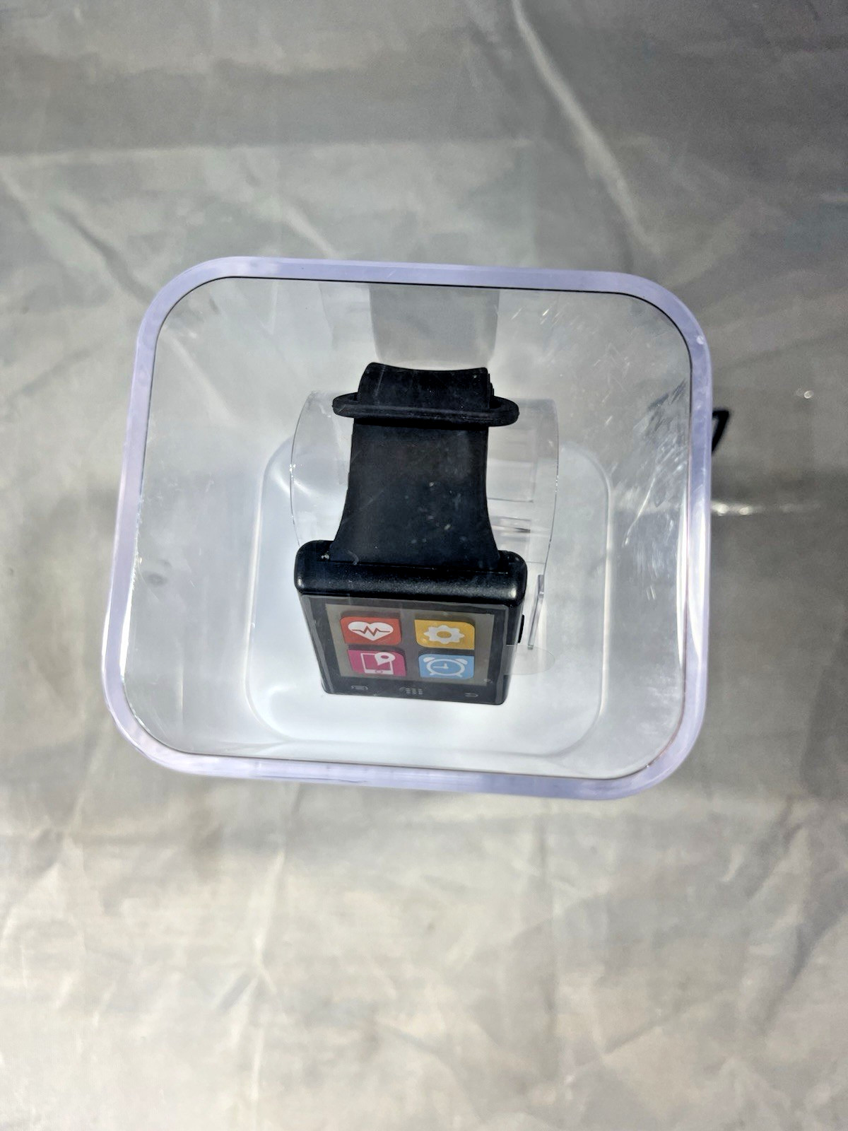 iTouch Air Pulse Smartwatch Black/Silver Android IOS Compatible Heart Rate