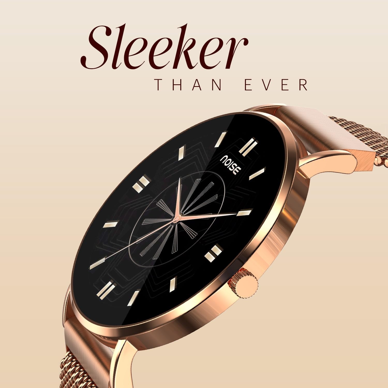 Noise Diva 2 Fashion Smart Watch for Women, Glossy Metallic Finish, AMOLED