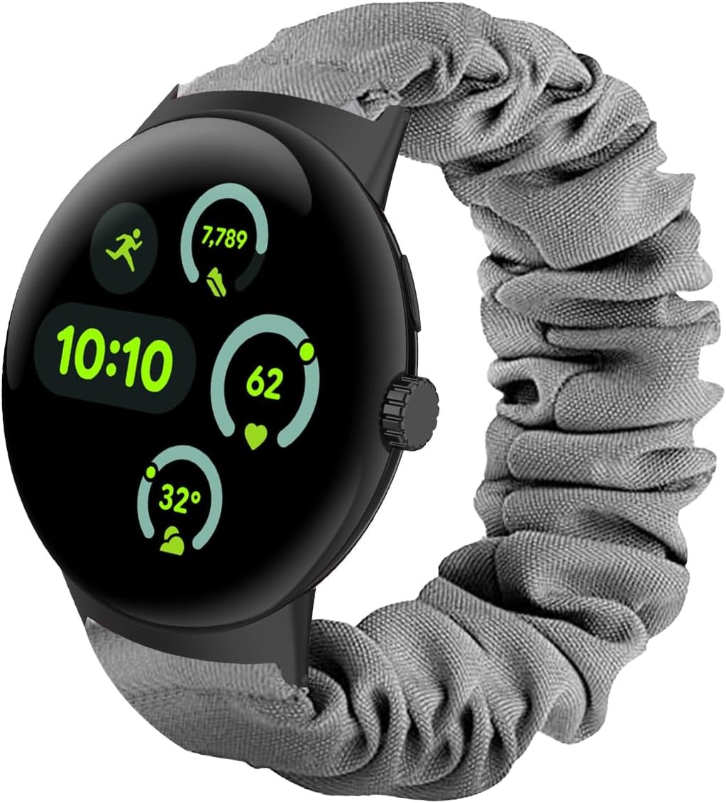 Elastic Fabric Strap Compatible with Google Pixel Watch 4 41mm/45mm