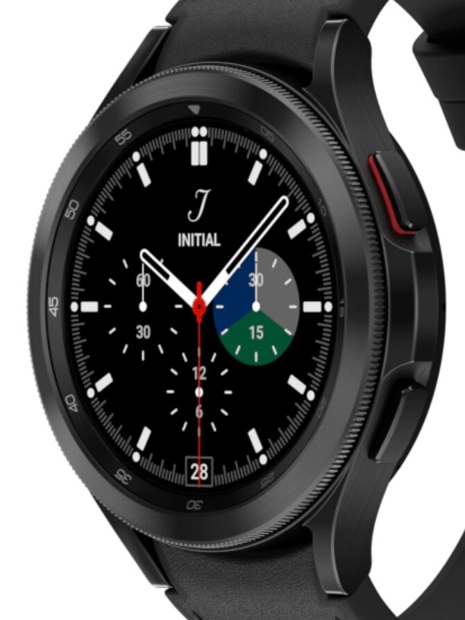 Samsung Galaxy Watch 4 Classic 46mm Aluminum Case with Sport Band – Black (LTE)