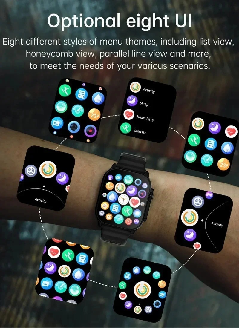 2026 New Men’s Smart Watch 2.01inch HD Full Touch Screen Sports