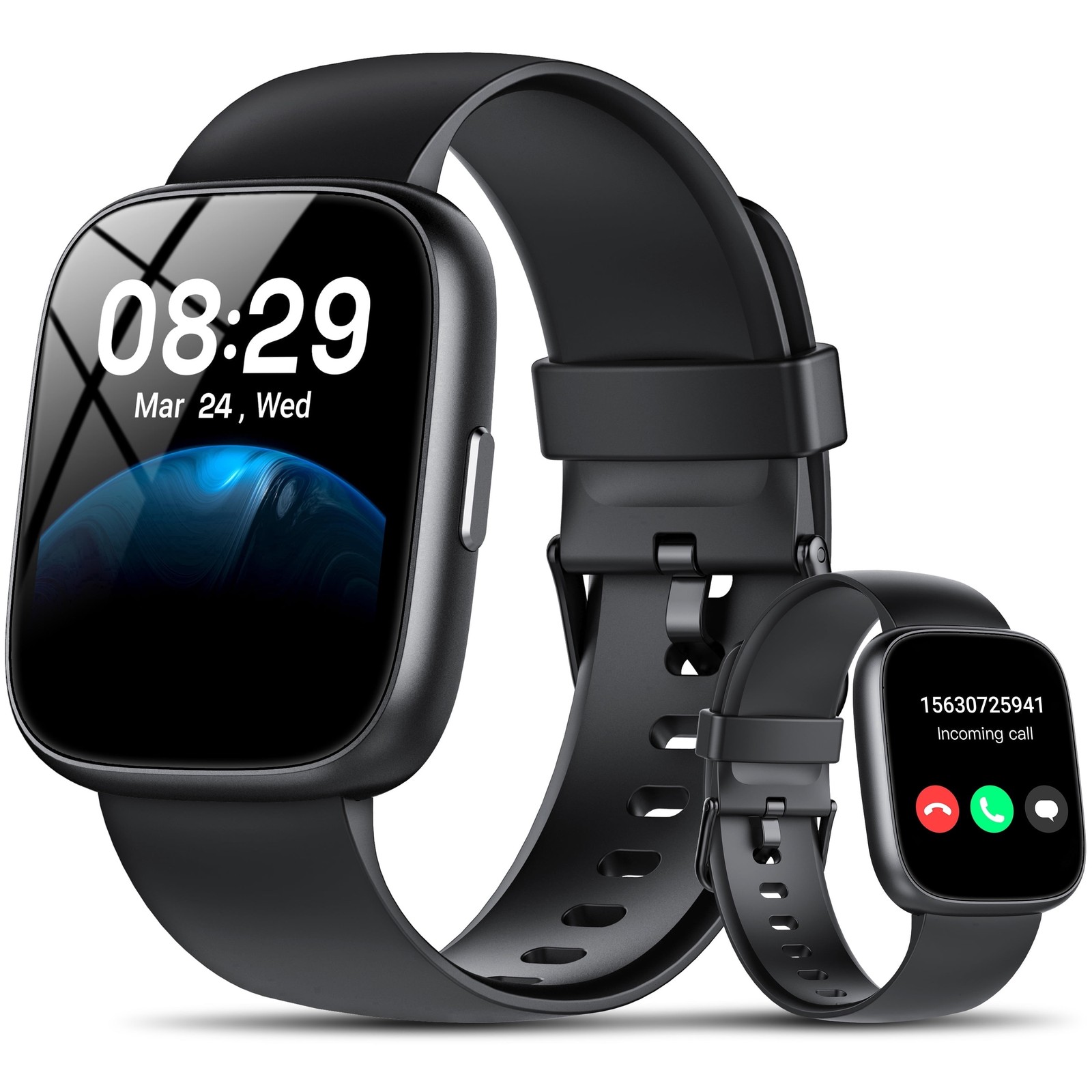 Smart Watch Fits for Android and Iphone, Smartwatch for Women Men with Alexa Bui