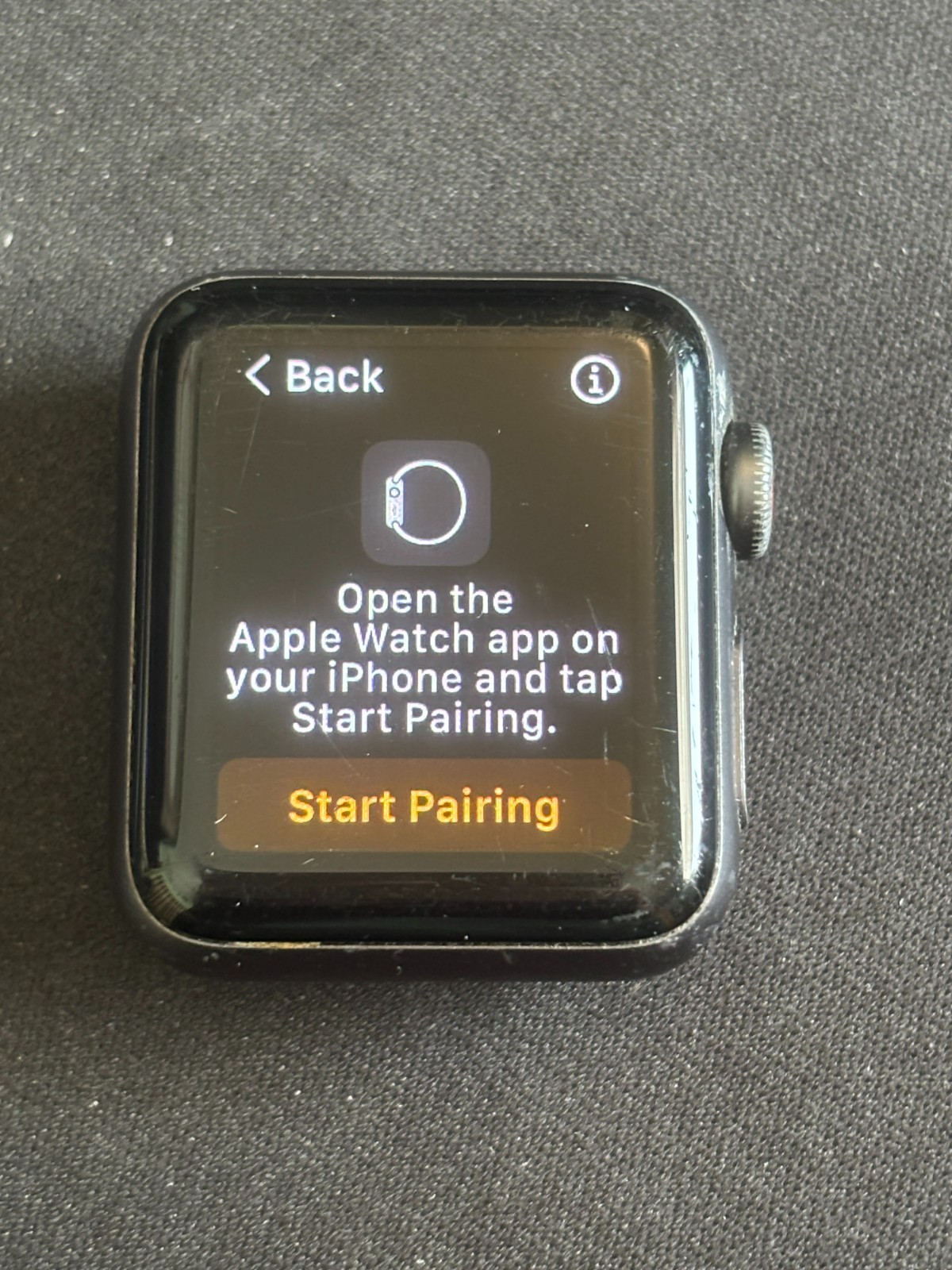 Apple Watch Series 3 (38mm, space gray, LTE cellular, no band)