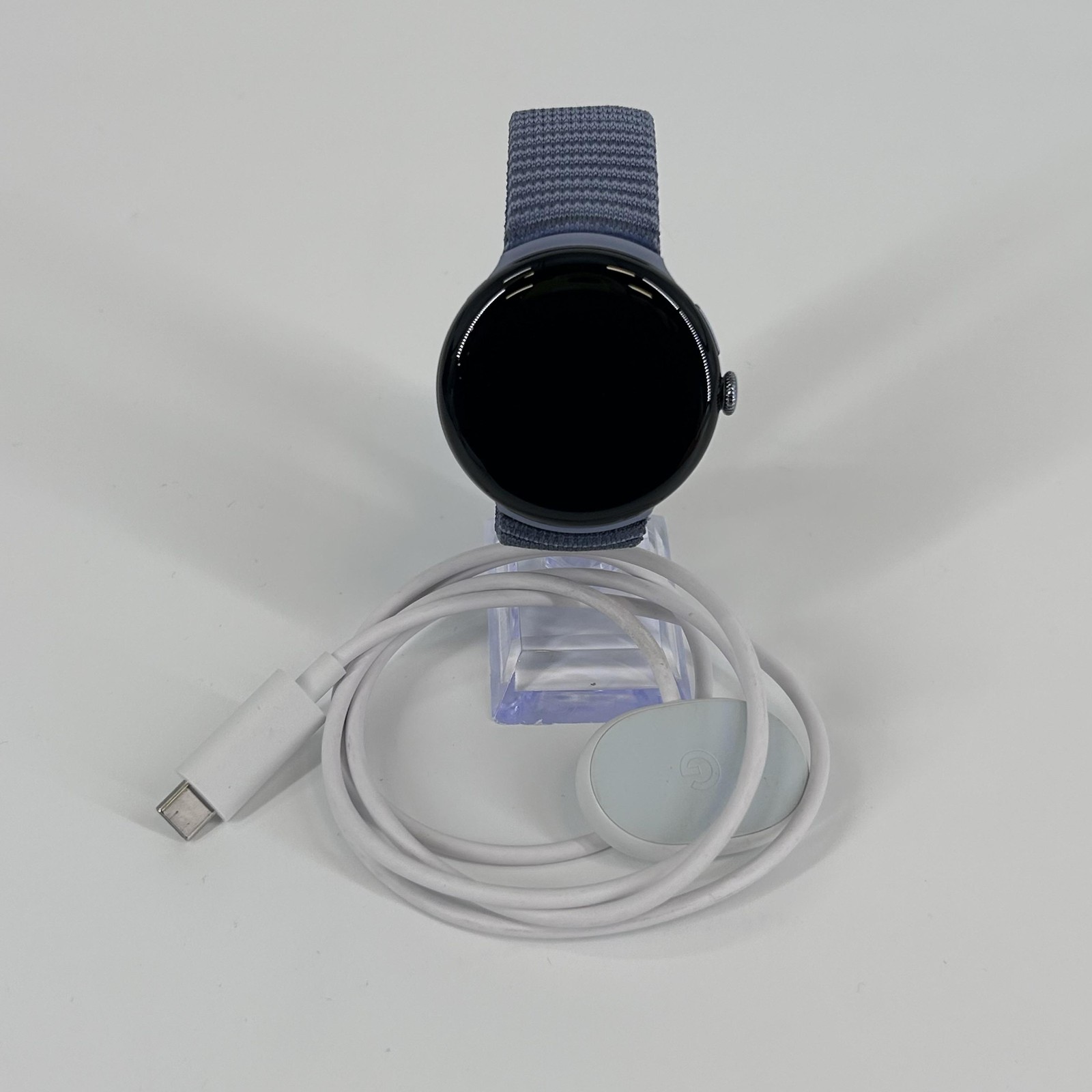 Google Pixel Watch 4 45mm Satin Moonstone Aluminum (GPS) w/ Band – Good
