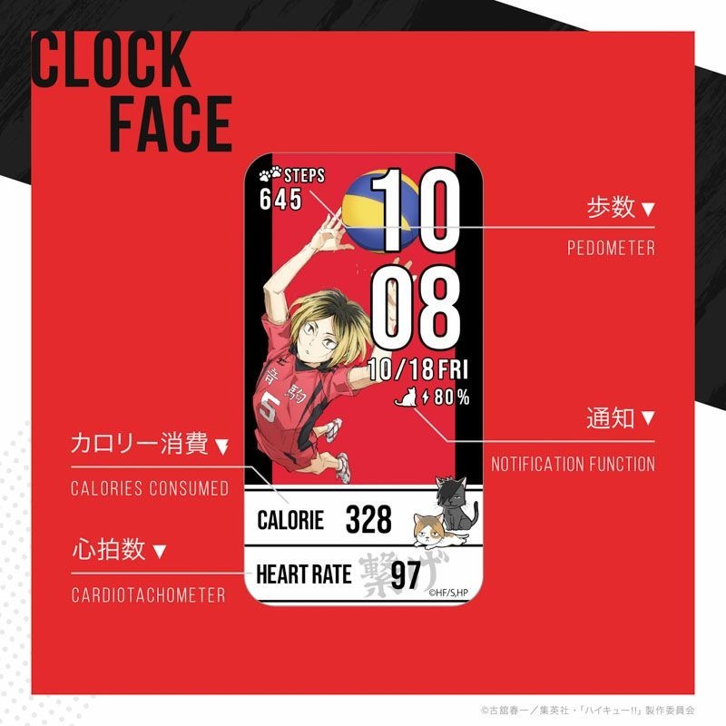 PSL GARRACK Haikyu!! Nekoma High School Model / HUC-HK-BD10-N