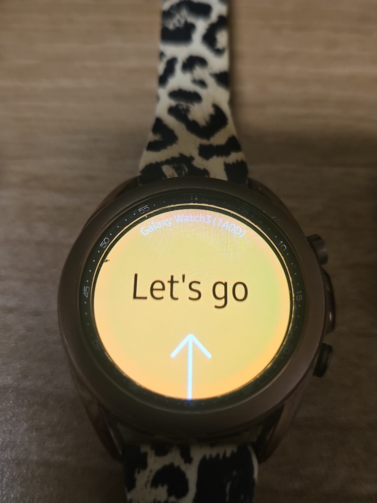 Samsung Galaxy Watch3 SM-R855 41mm Stainless Steel Case with Cheetah Band
