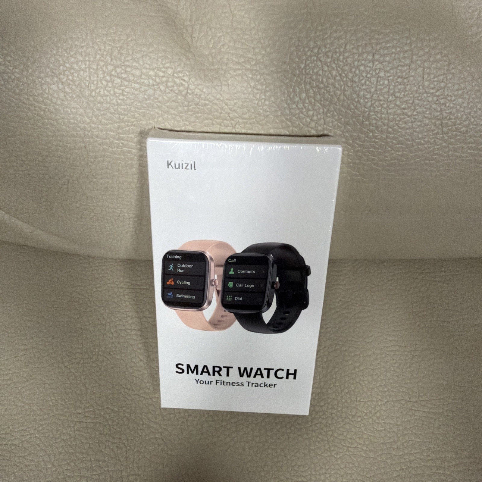 Kuizil T70 NISB Smartwatch with Phone Function, 1.91 Fitness Watch, IP68/6 Black