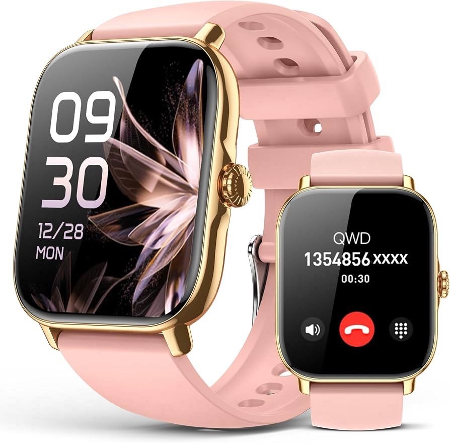 LIGE GT40 Smart Watch – Voice Assistant, Heart Rate, Blood Pressure, Fit Pro.