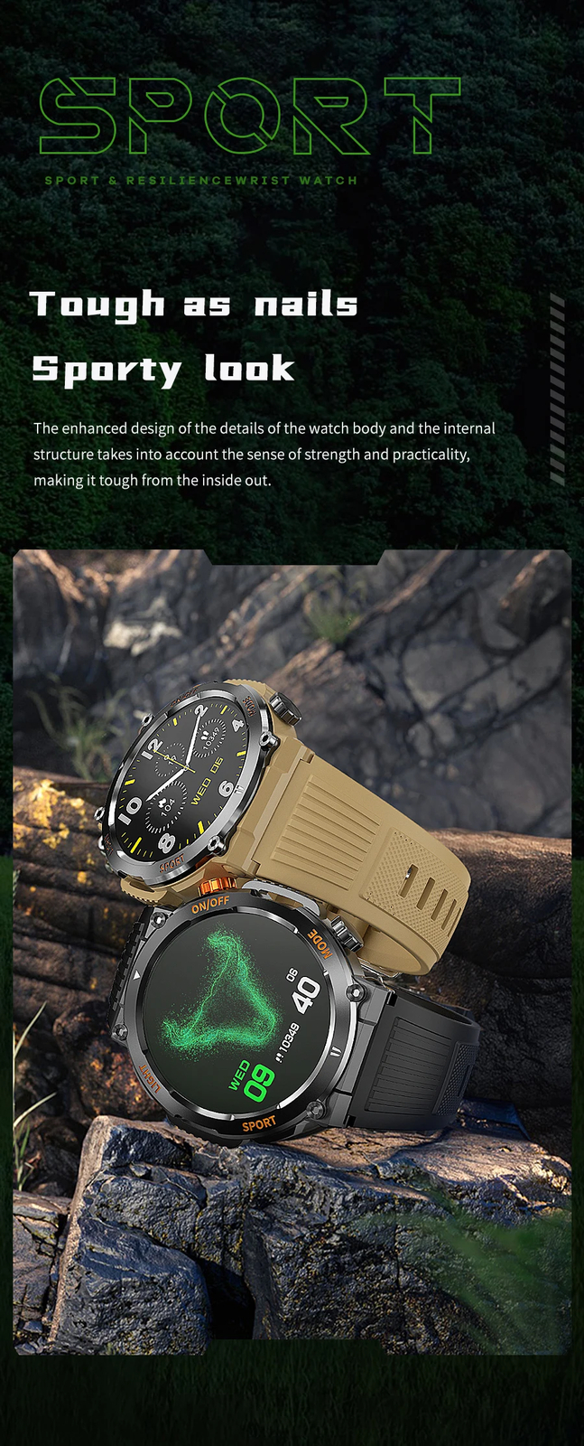 Men’s Smart Watch HD Touch Screen Sports Waterproof Smartwatch Bluetooth Call