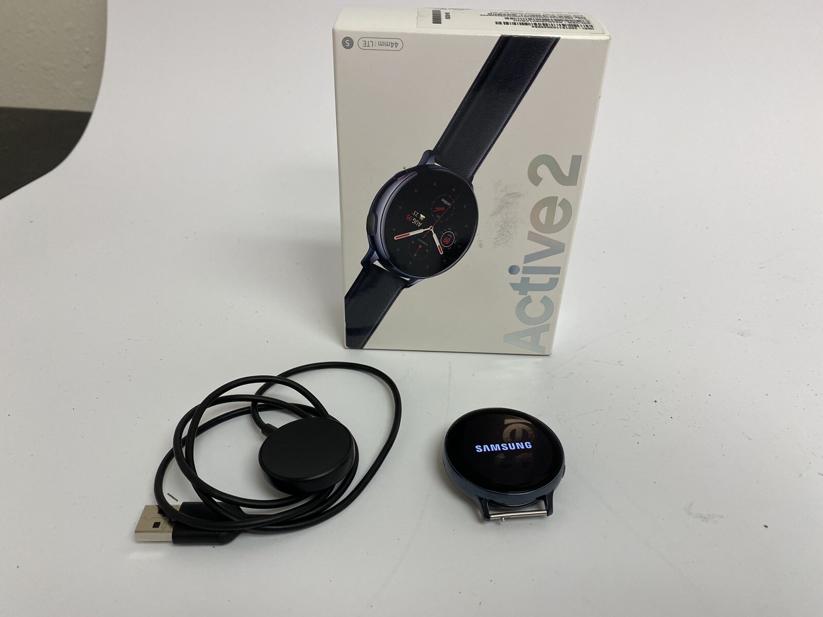 Samsung Galaxy Watch Active 2 SM-R825U 44mm BLACK Stainless Steel Case