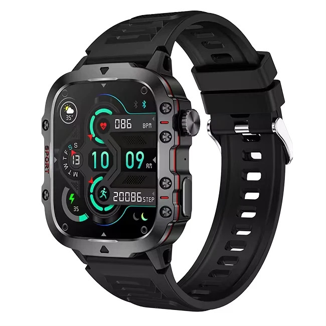 Smart Watch QX11 Bluetooth Military Tactical Rugged Sport Fitness Wristwatch Men
