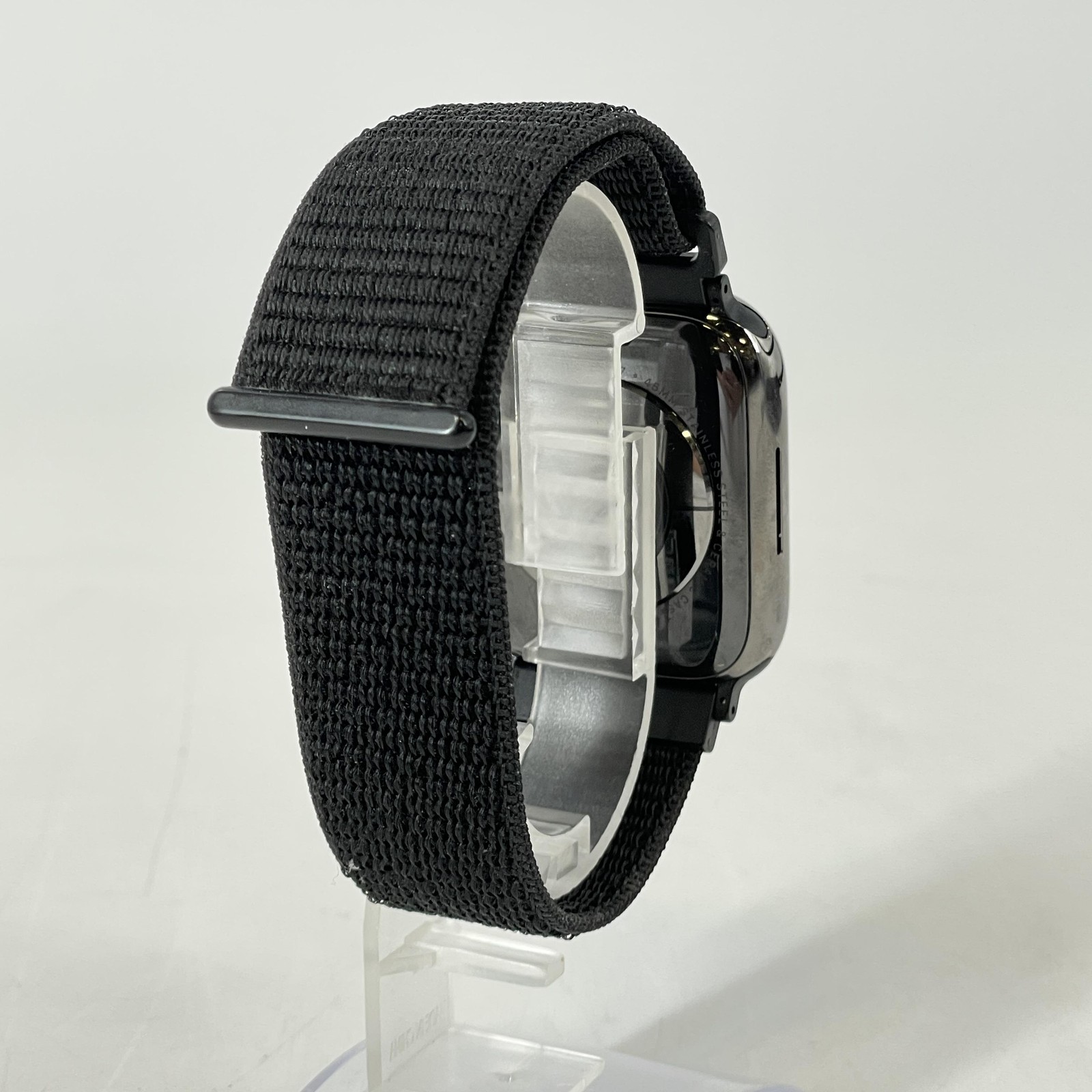 Apple Watch (Series 7) 45mm Graphite Stainless Steel (LTE) w/ Sport Loop – Good