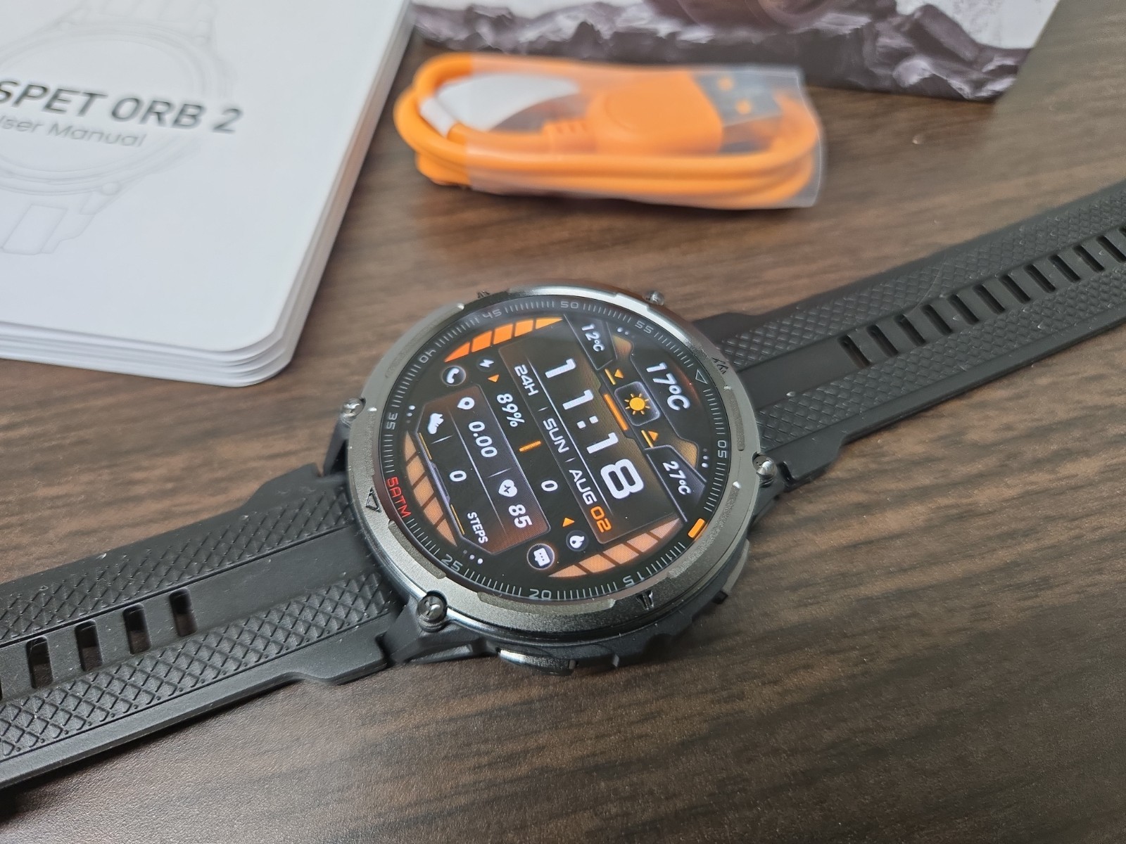 KOSPET ORB 2 Rugged Smart Watch With Dual Band GPS AMOLED