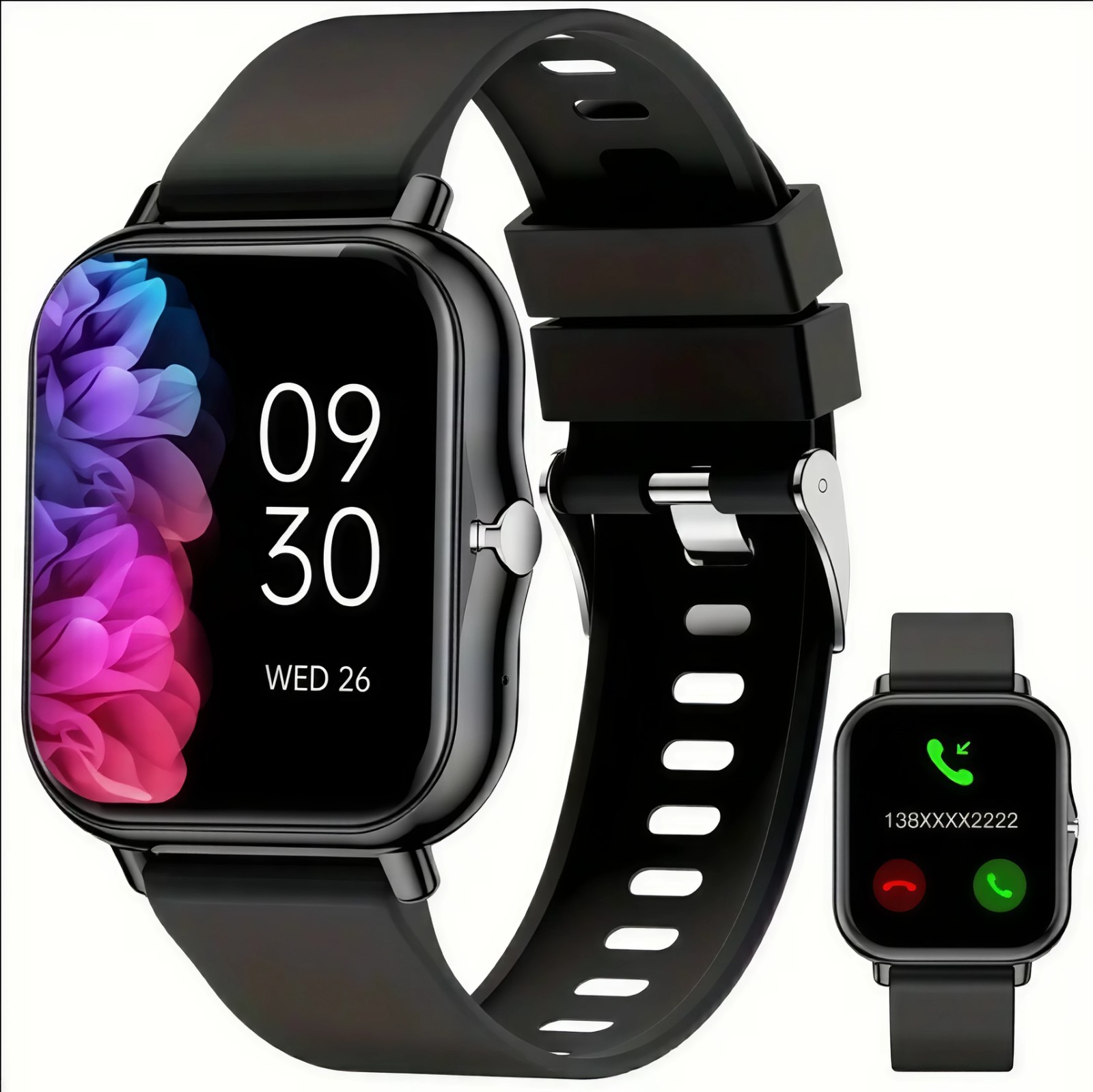 Reloj Inteligente de Mujer/ Hombre para telefono, Smart Watch Deportivo HD 1.83
