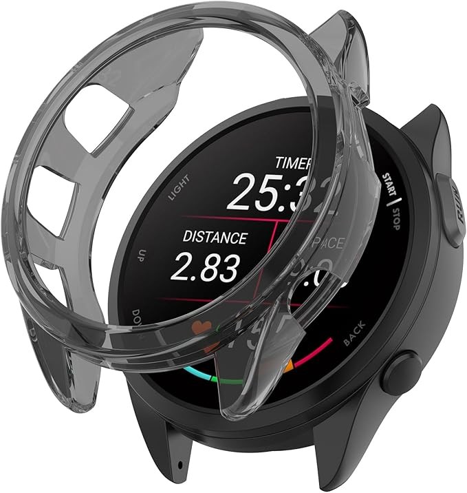 2 Pack TPU Cases for Garmin Forerunner 165/165 Music Smart Watch Protective Cove