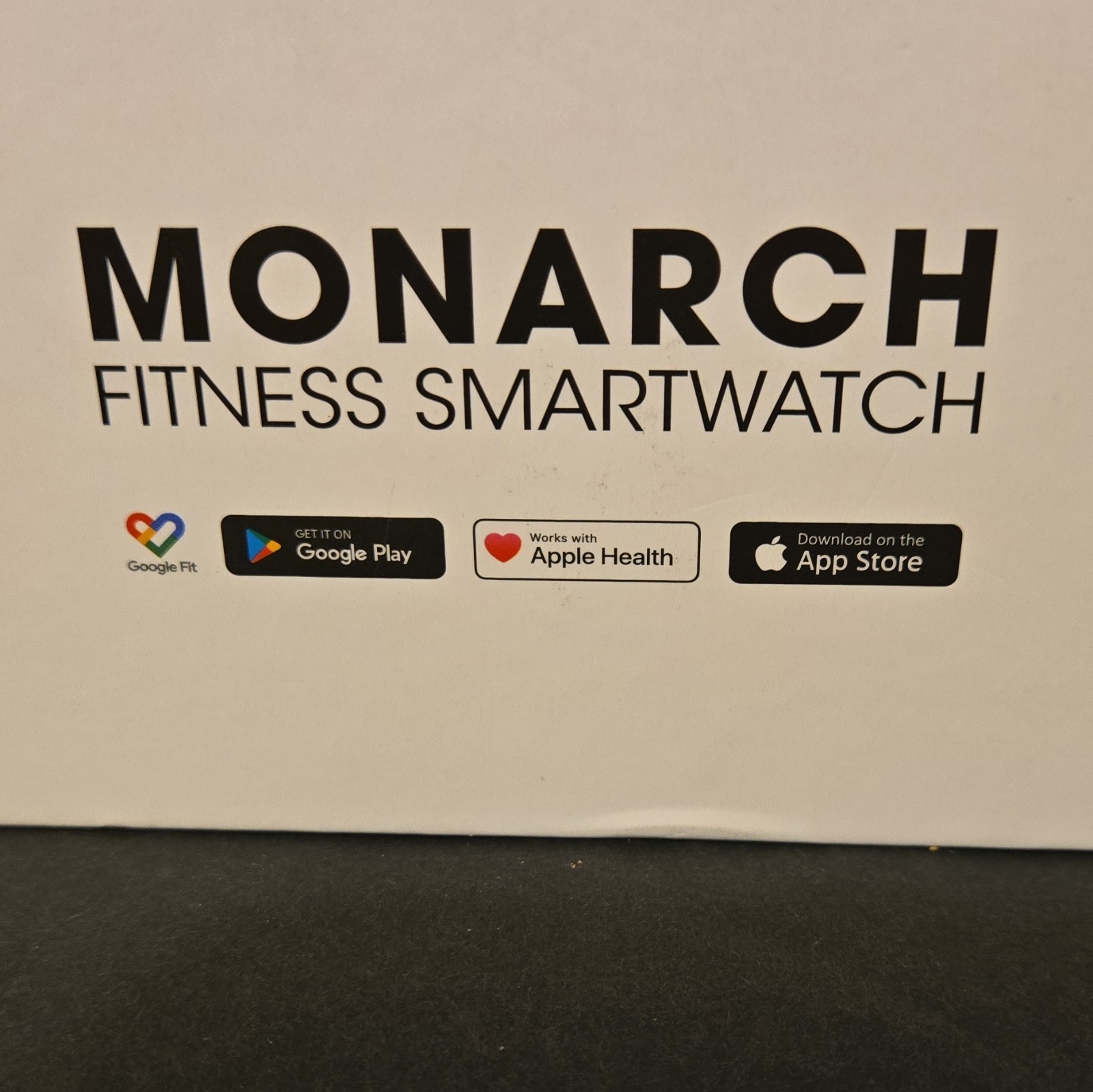 MYBAT PRO Monarch Fitness Smartwatch OLED Touchscreen 46mm Black Android/iOS
