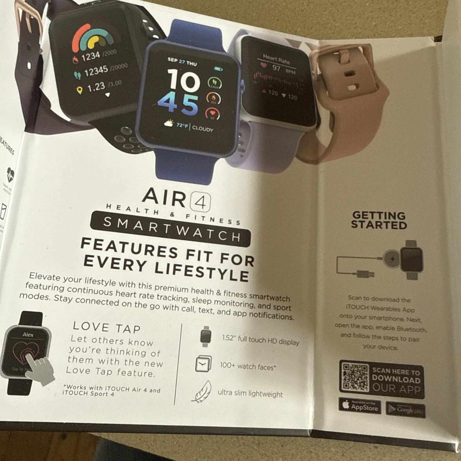 Smart Watch Air 4 Health And Fitness