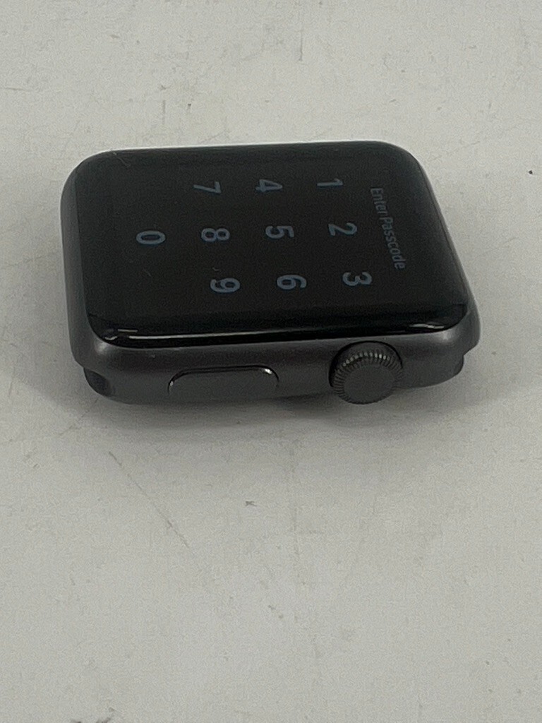 Apple Watch Series 1 42MM Aluminum Case Ion-X Glass WR-IPX7 – WORKING LOCKED