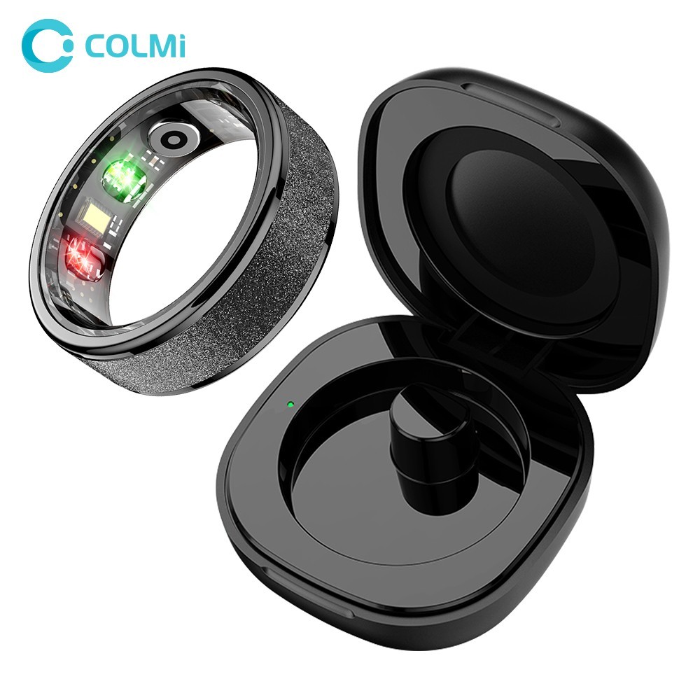 COLMI R10 Smart Ring with Charging Case + Sizing Kit Bundle – Size Guarantee