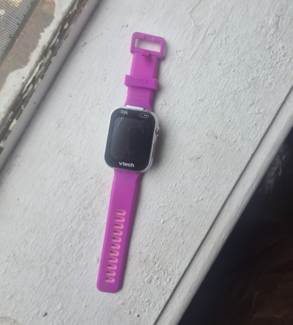 ⌚ VTech KidiZoom Smartwatch DX4 Purple Untested For Parts Repair ⌚