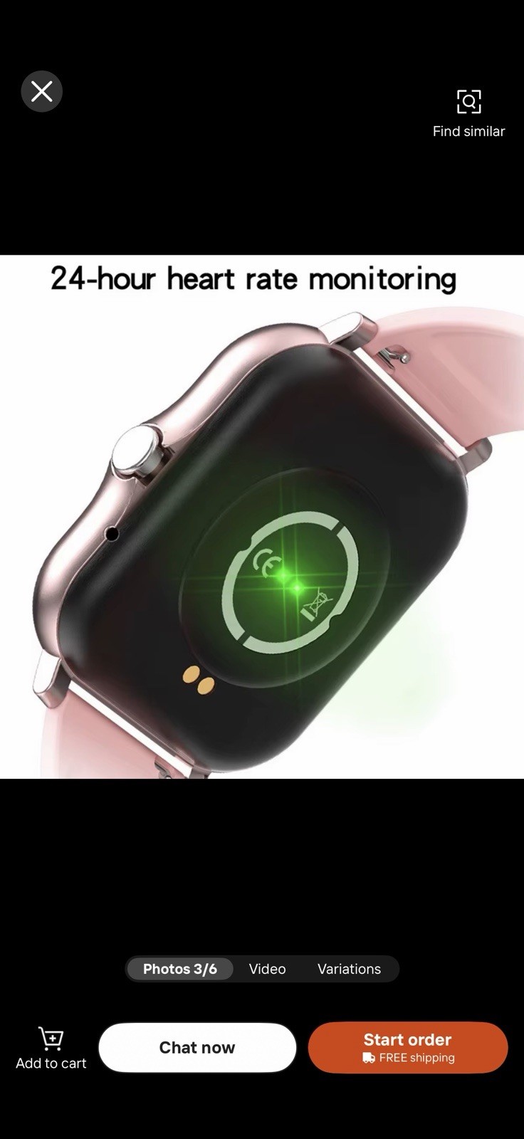 Smart Watch Bluetooth Call 1.69” HD Touch Screen Fitness Tracker Heart Rate