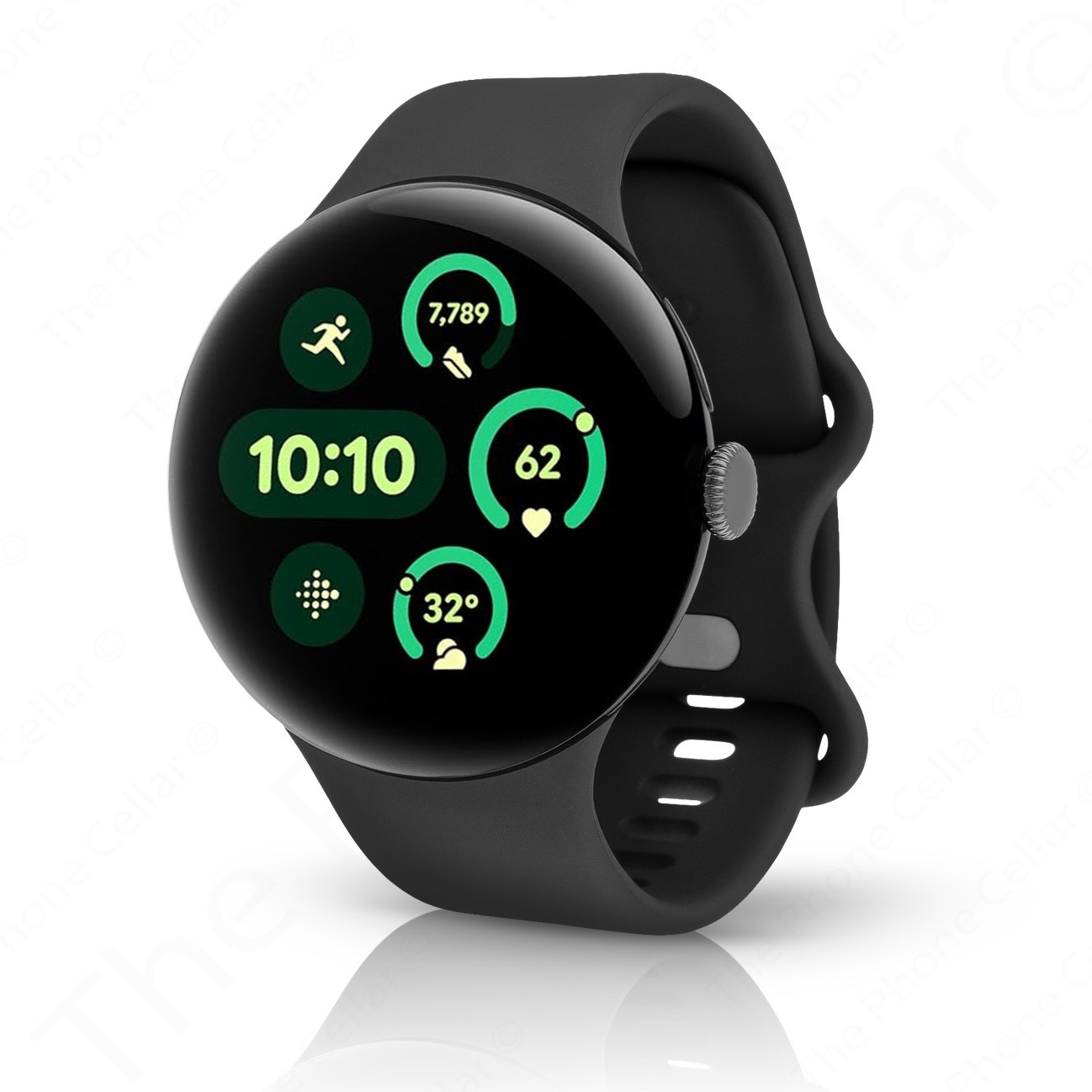 Google Pixel Watch 3 GA05757-US 3rd Gen 41mm WiFi GPS Obsidian Matte Black
