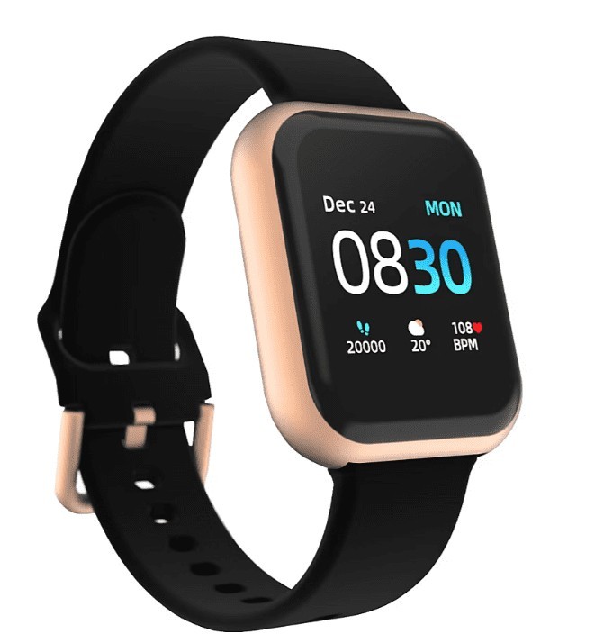 iTouch Air 3 Smartwatch – Black/ Rose Gold