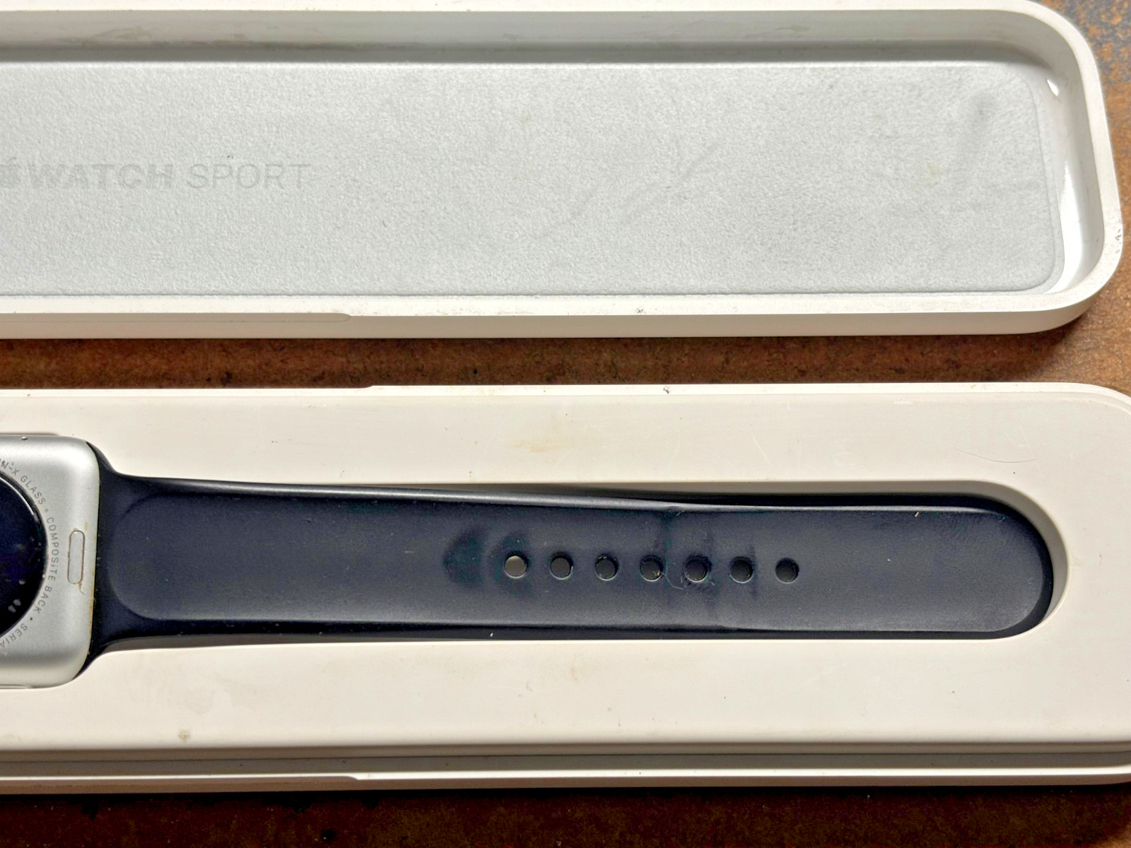 APPLE WATCH SPORT Aluminum silver 7000 SERIES 42mm Band & Case PARTS REPAIR