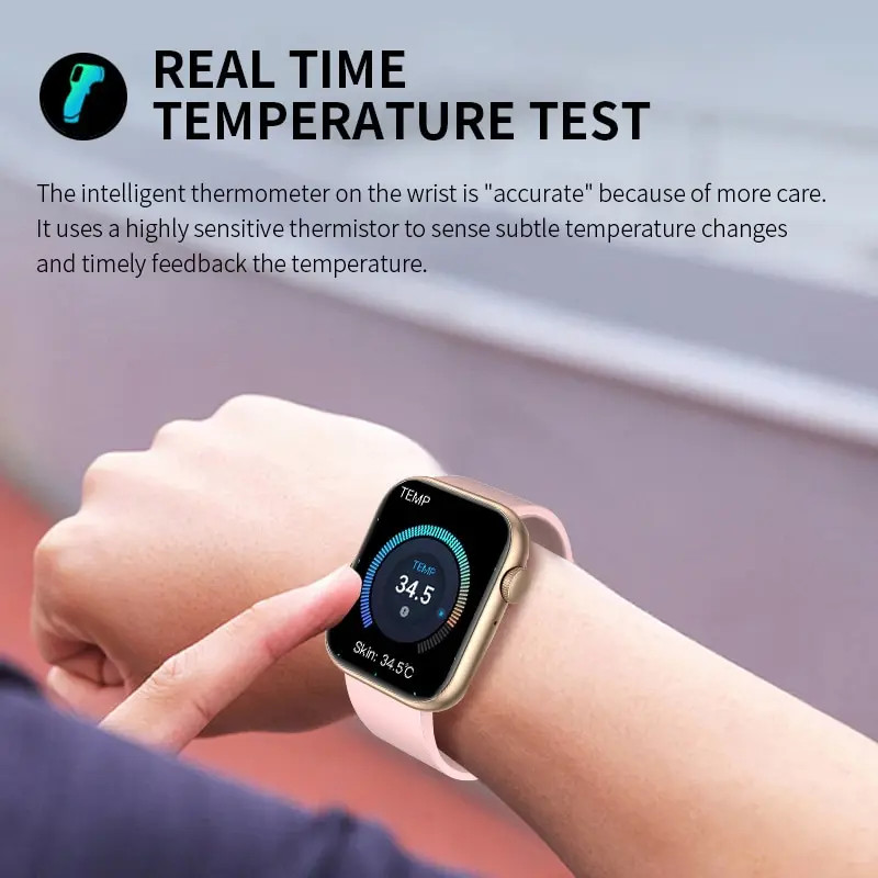 Smart Watch for Women Full Touch Screen Bluetooth Call Waterproof Watches Sport