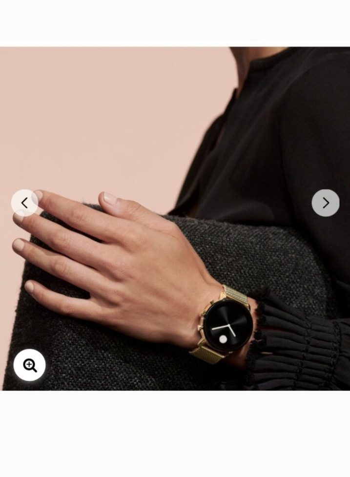 Movado Connect 2.0 Unisex Gold Smartwatch