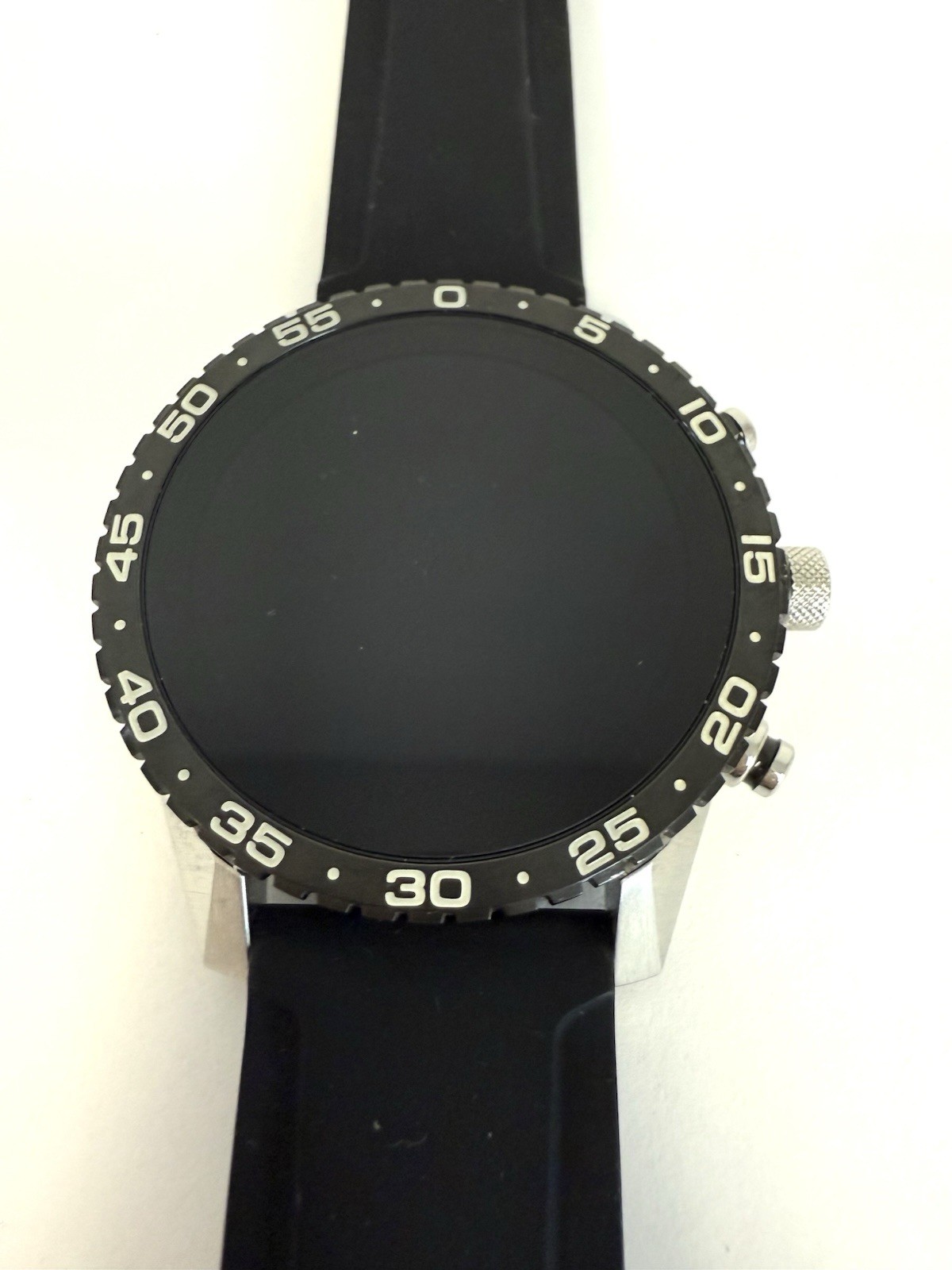 Citizen CZ Smart P99 1 MV-02 Stainless Steel Smart Watch Black Silicone Band