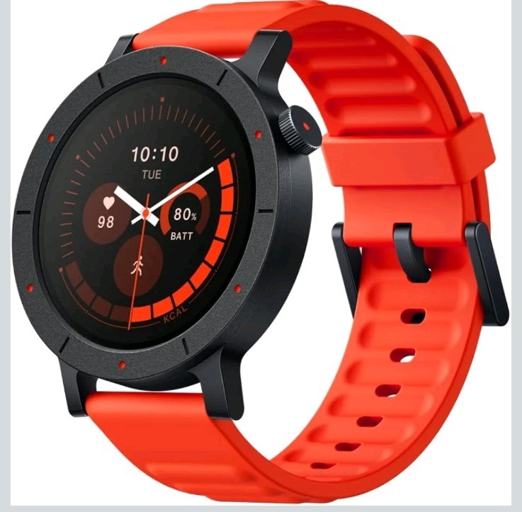 Nothing Watch 3 Pro Smartwatch 1.43″ AMOLED Fitness Tracker Orange Silicone Band