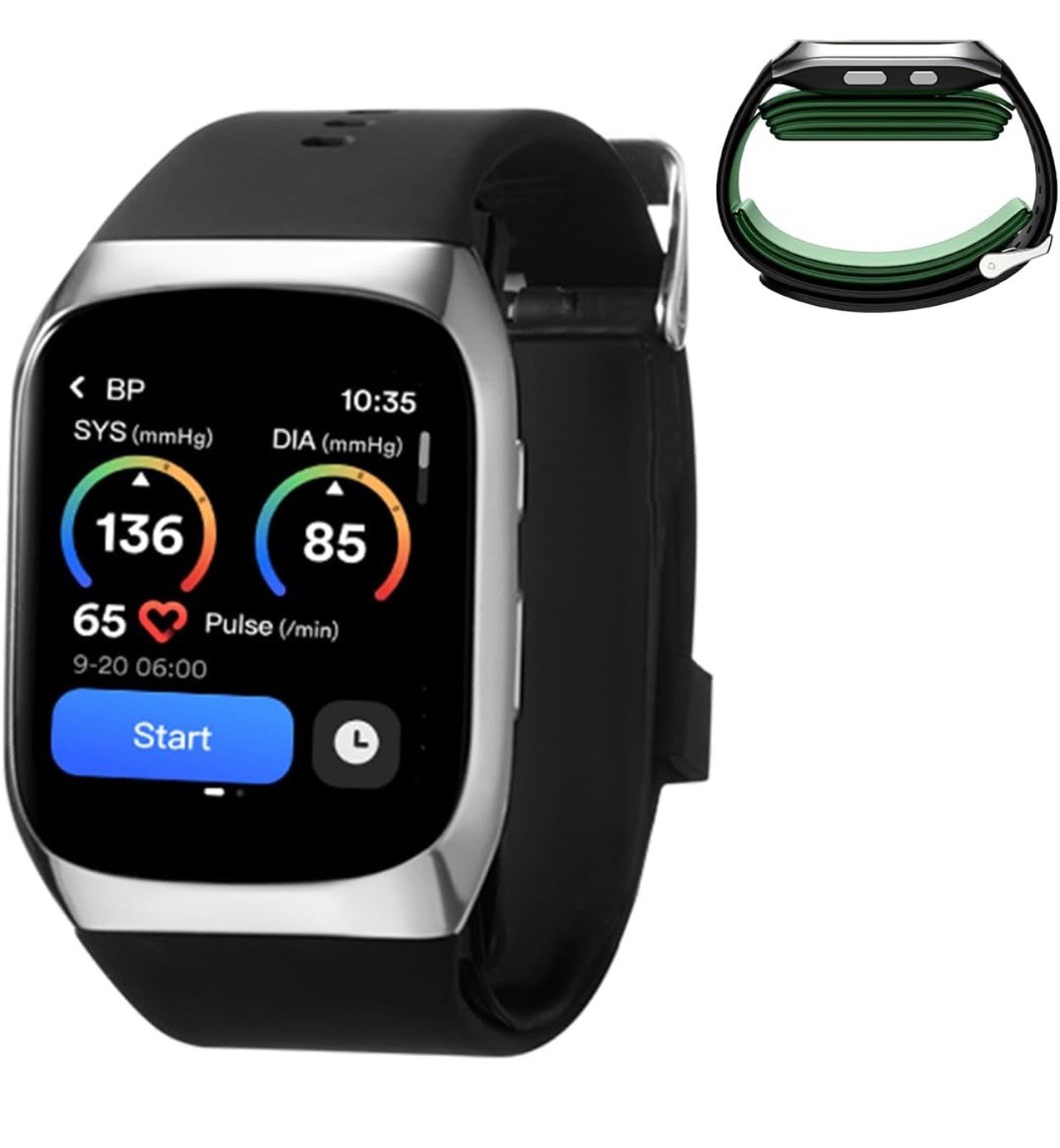 Yhe BP Doctor Model Y006YM Smart Watch – Bright Silver For IOS And Android