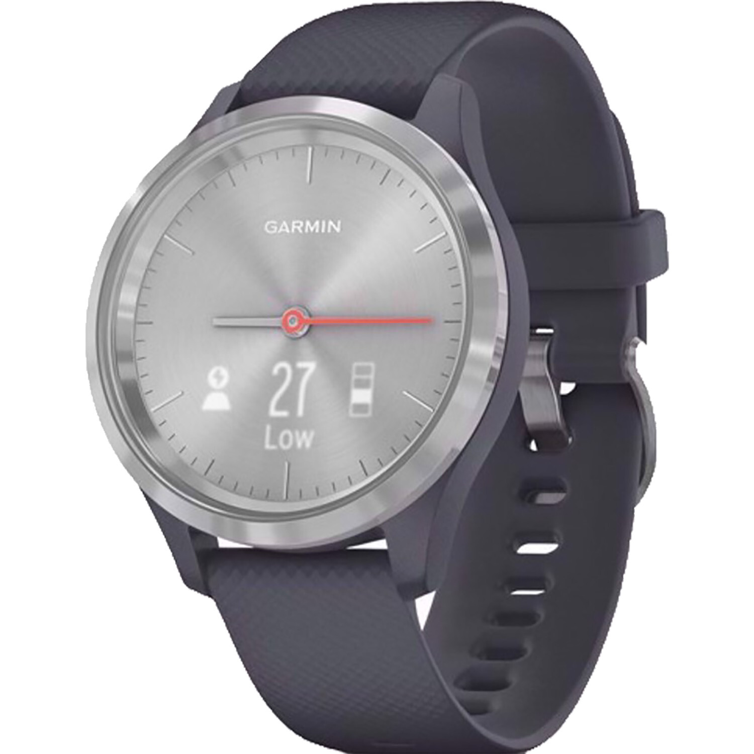 Garmin Vivomove 3S Bluetooth Granite Blue & Silver Smartwatch NEW