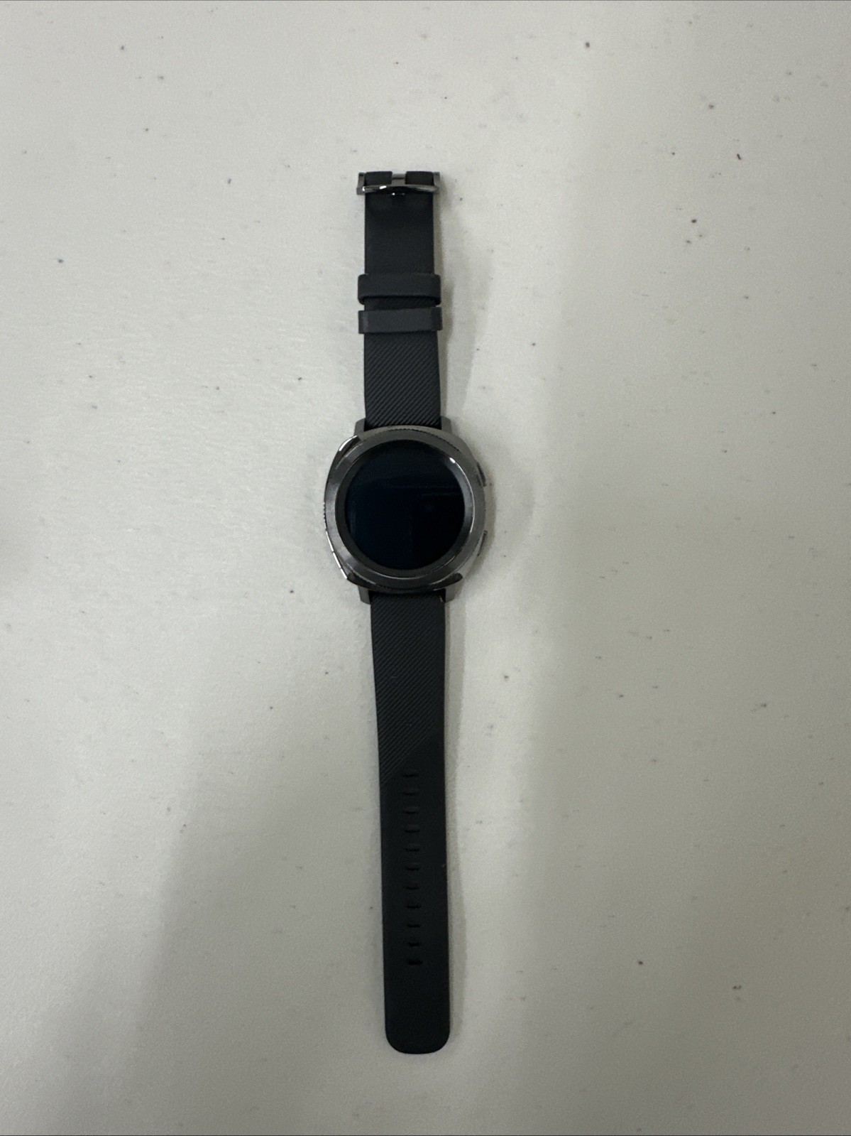 Samsung Gear Sport 44.6mm Black Case Silicone Band Classic Buckle – Watch Only