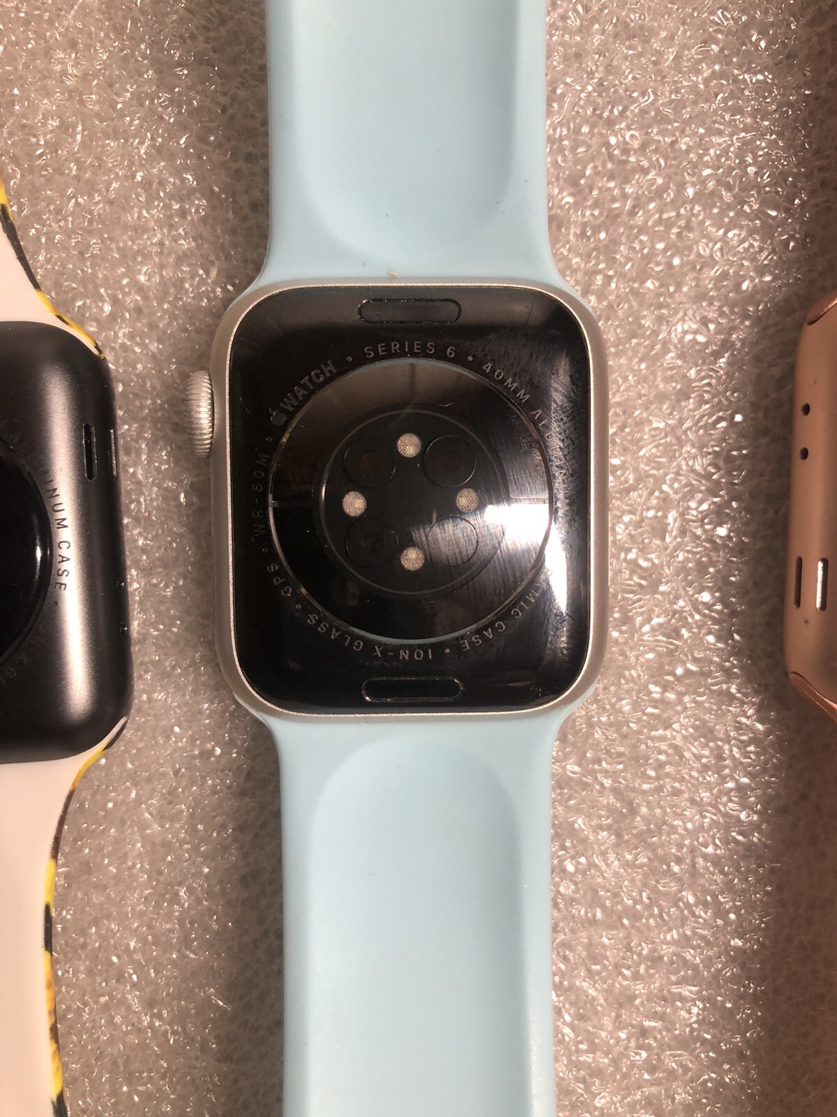 `Lot of 3 Apple Watch Series 6 & 3 – 38mm Parts Or Repair