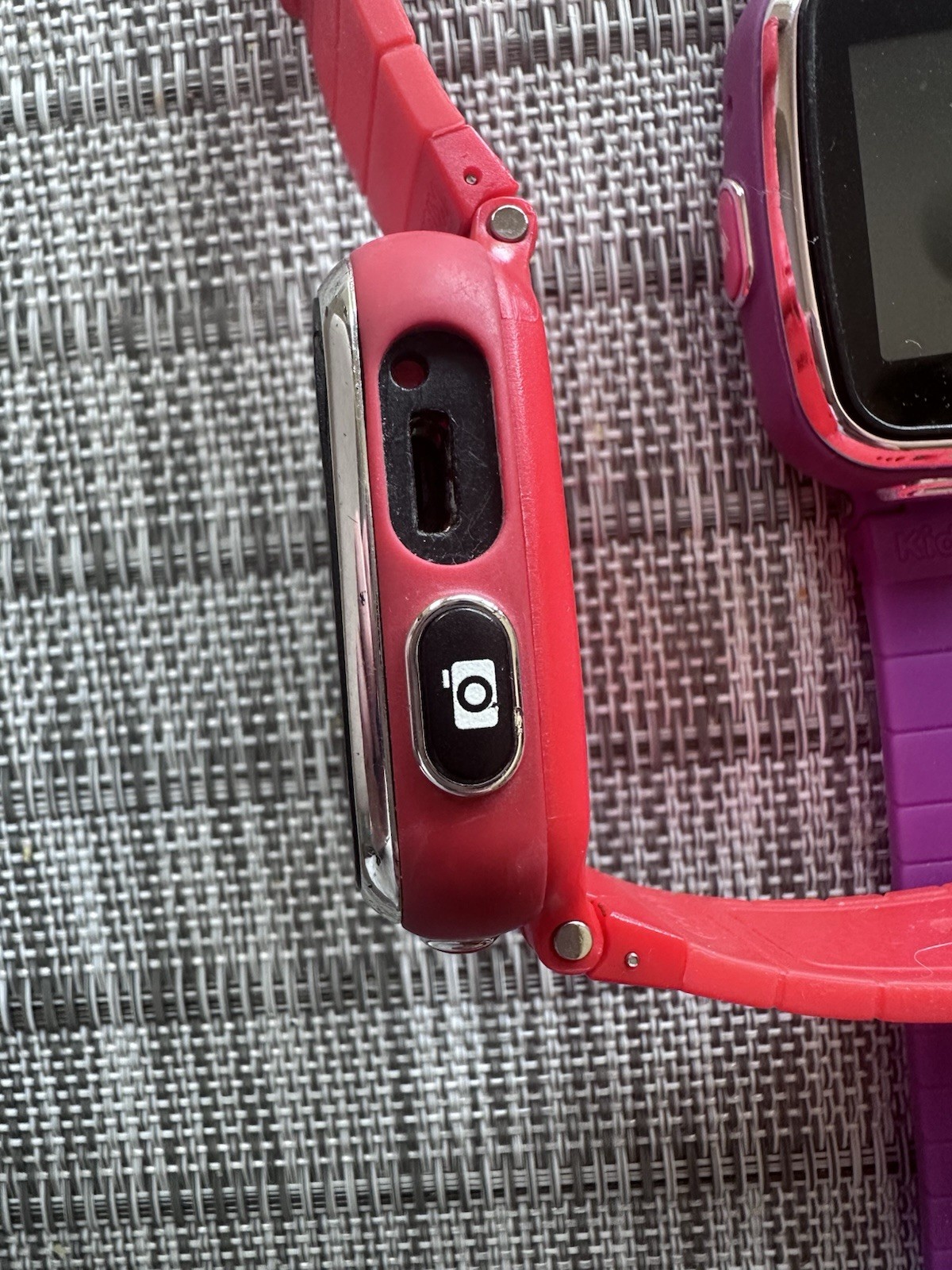 Vtech Kidizoom Smart Watches Red & Purple Interactive Games/Camera Tested Works