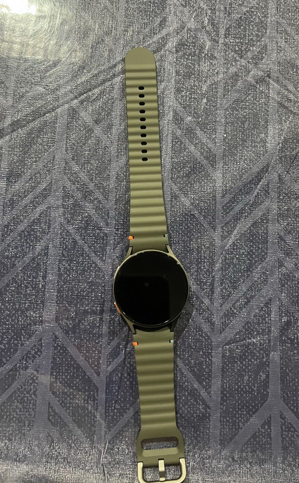 Samsung Galaxy Watch4 Green Silicone Band