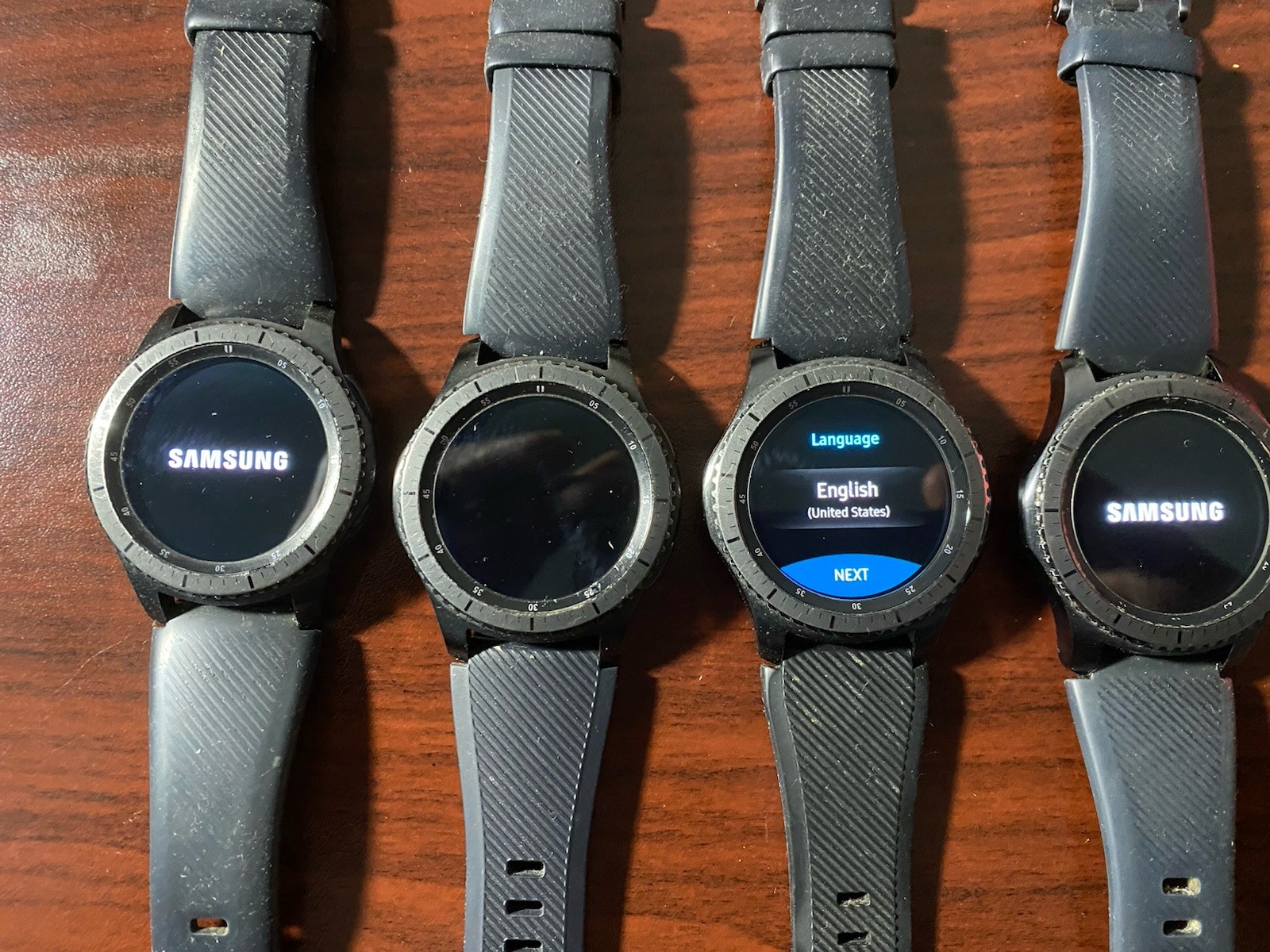 Lot of 16 Samsung Gear S3 Frontier Wearables Smart Watches