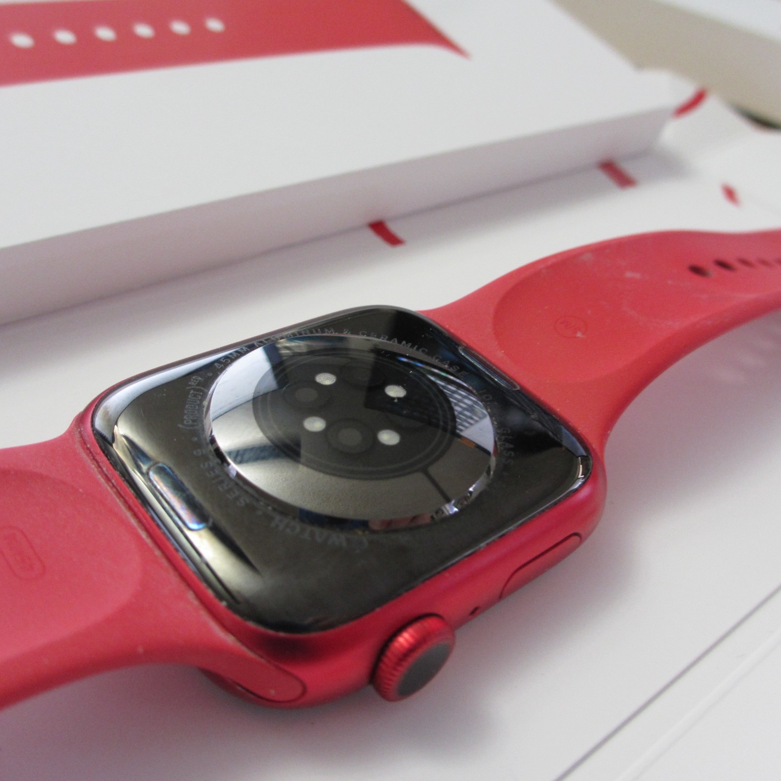 Apple Product (RED) Watch Band Box Series 9 original box 45mm LARGE face