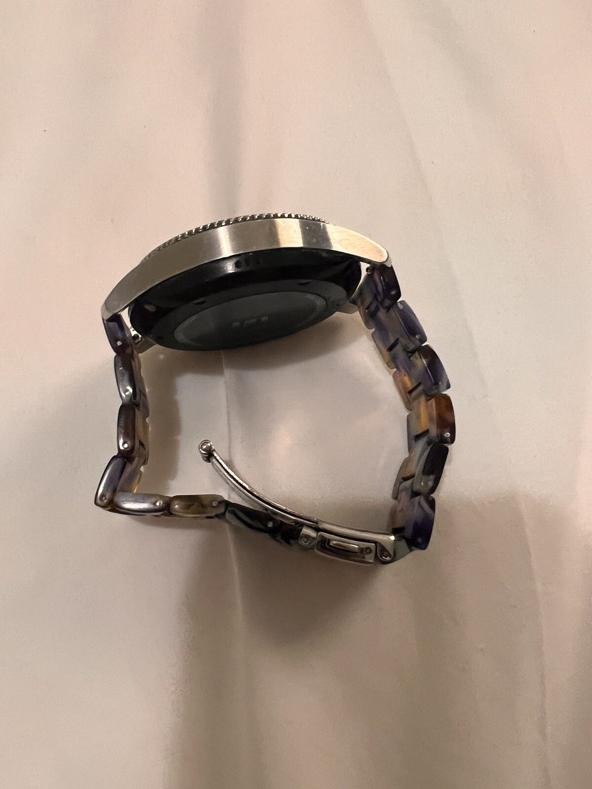 Samsung Galaxy Gear S3 Classic 46 mm Stainless Steel Silver Case and Black…