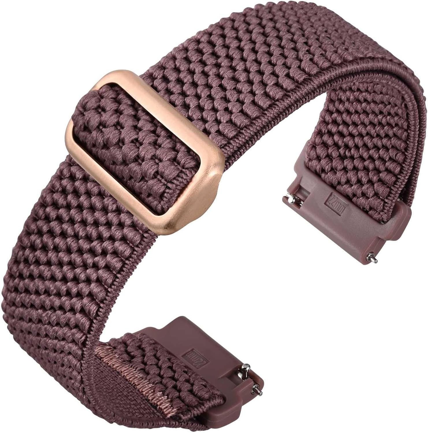 Stretchy Nylon Watch Band for Men Women, Adjustable Elastic Straps 16mm-24mm