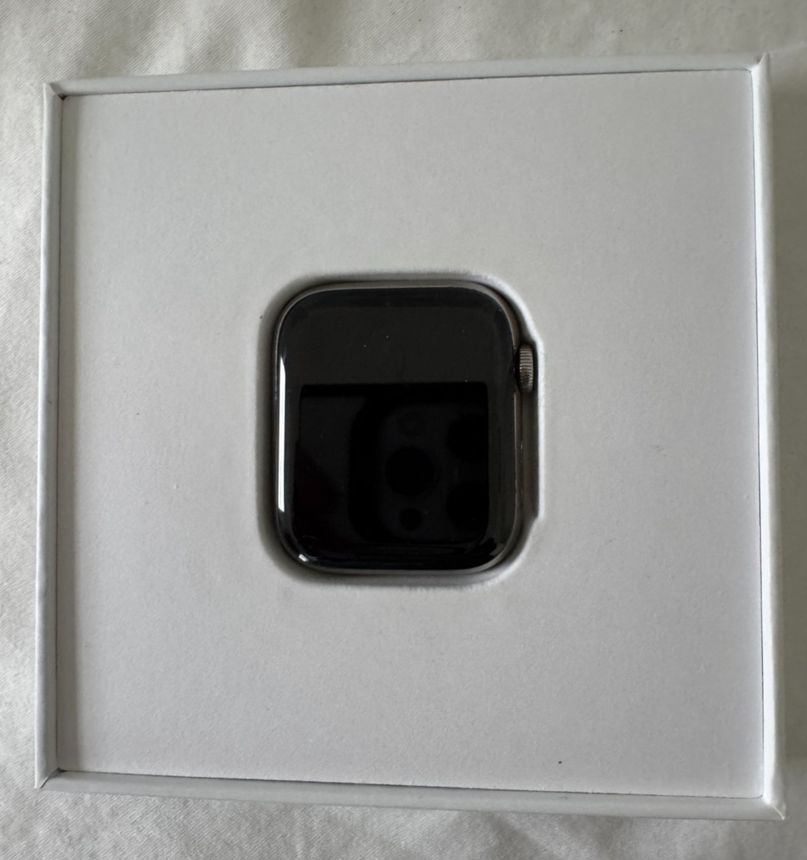 Apple Watch Hermes Series 4 44mm Stainless Steel For Parts Repair w/ Box