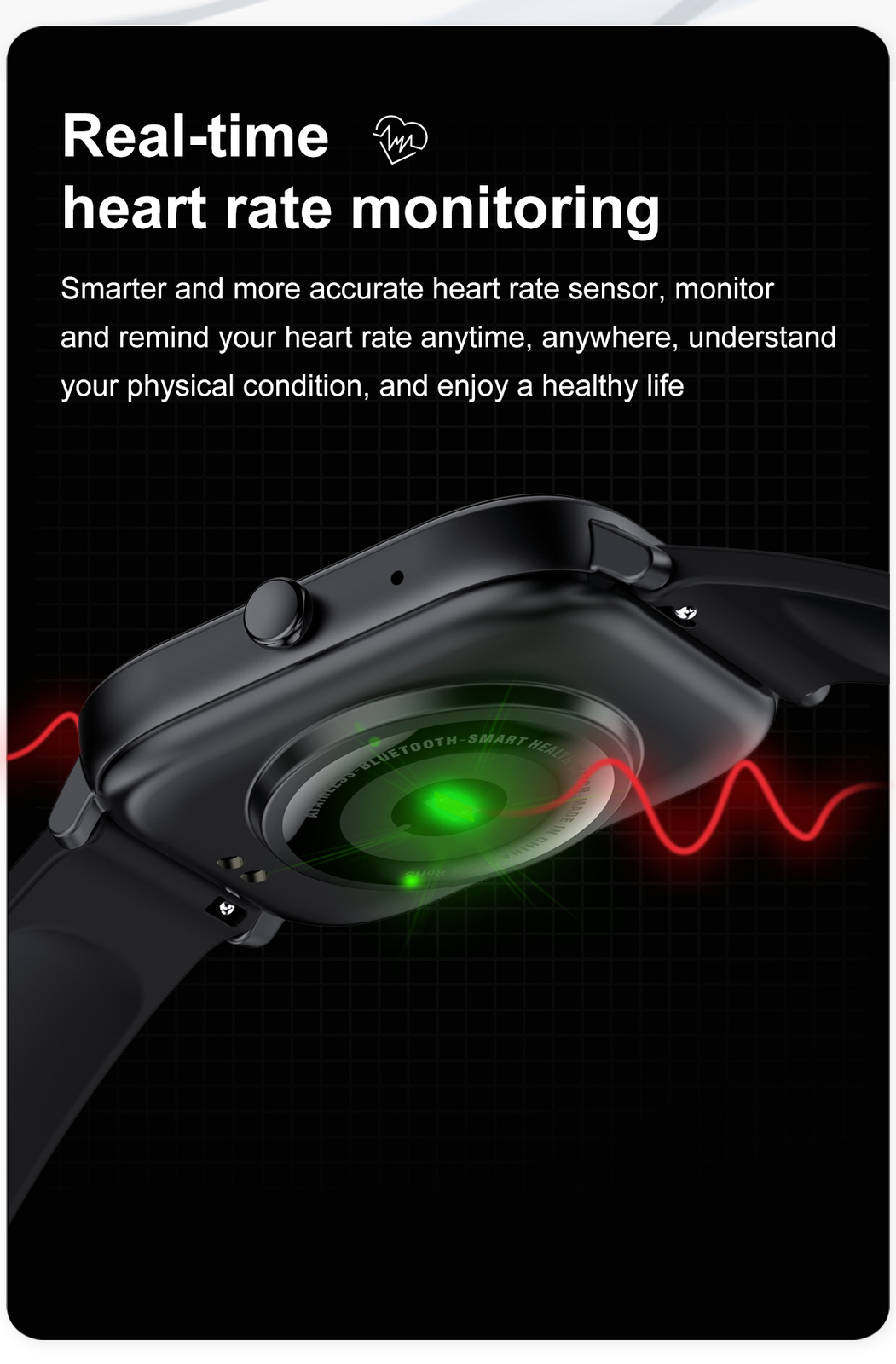 Smart Watch Men Women Fitness Tracker Smartwatch Bluetooth Phone for Android iOS