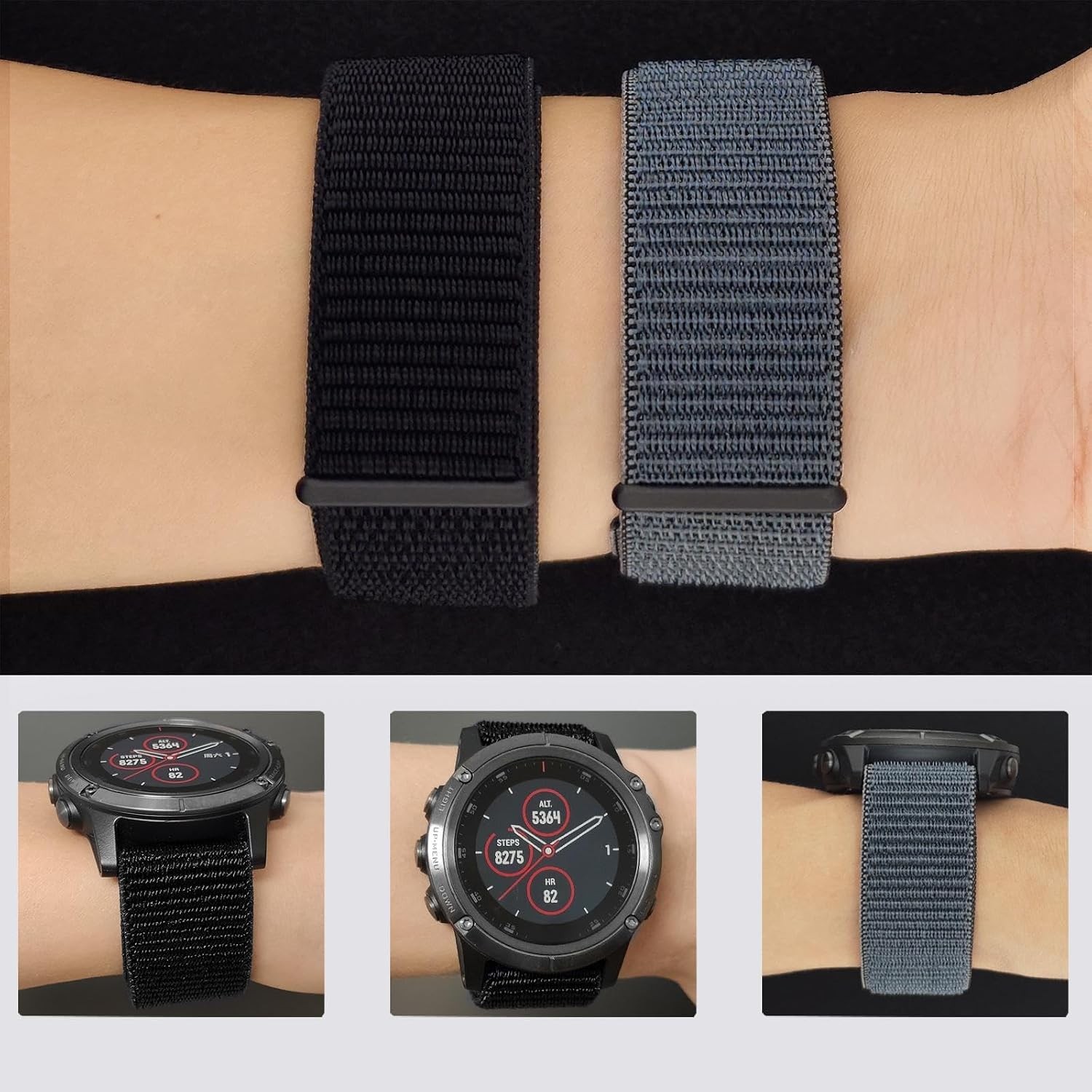 Case For Garmin Fenix 8 47mm, Fenix 7/6/5, Instinct 2/3 45mm, Ultralight Strap