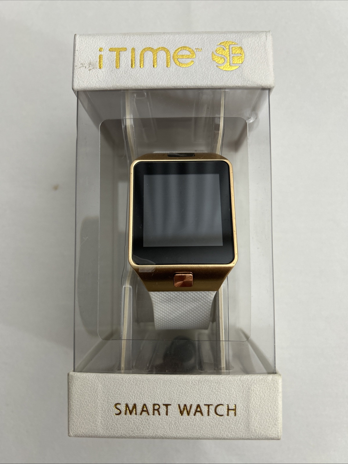 iTIME SE SMART WATCH WHITE BAND SKU 301
