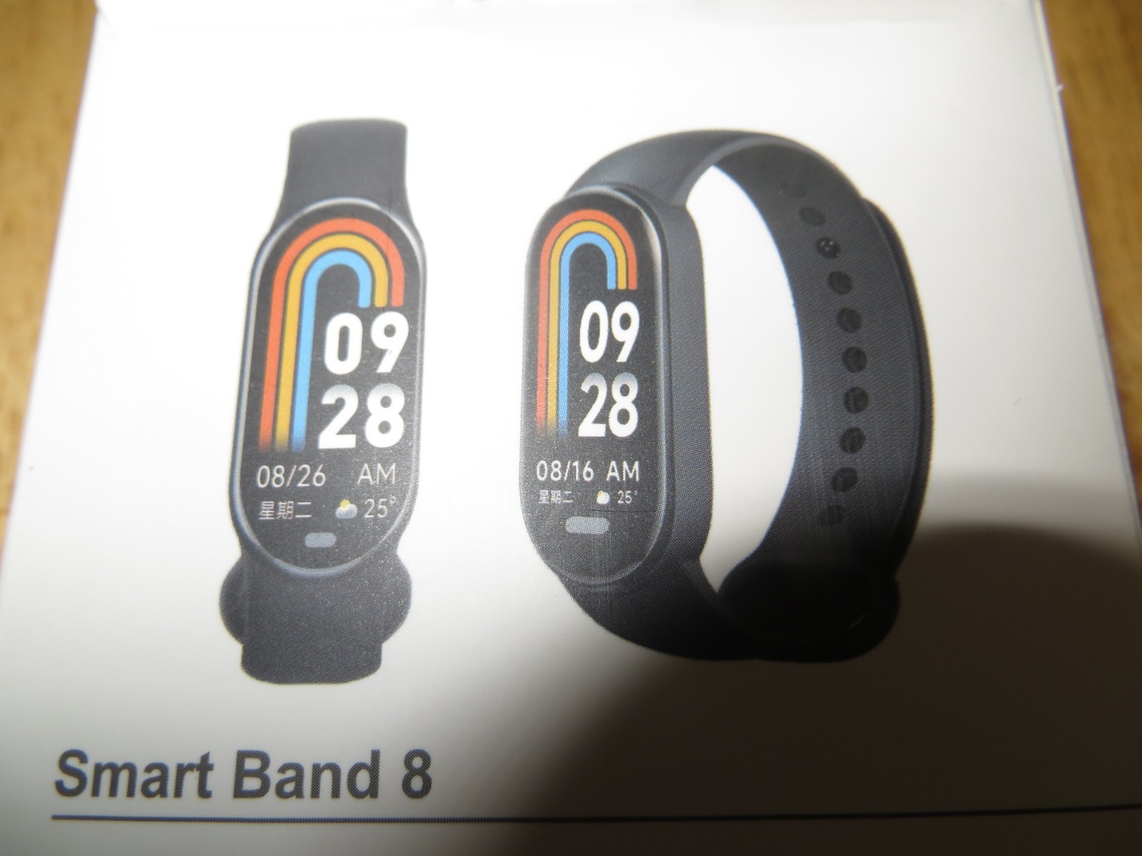 M8 Smart Band 8, Bluetooth, 8 features, Android 5.0, Charging Clip, Standby 45ds