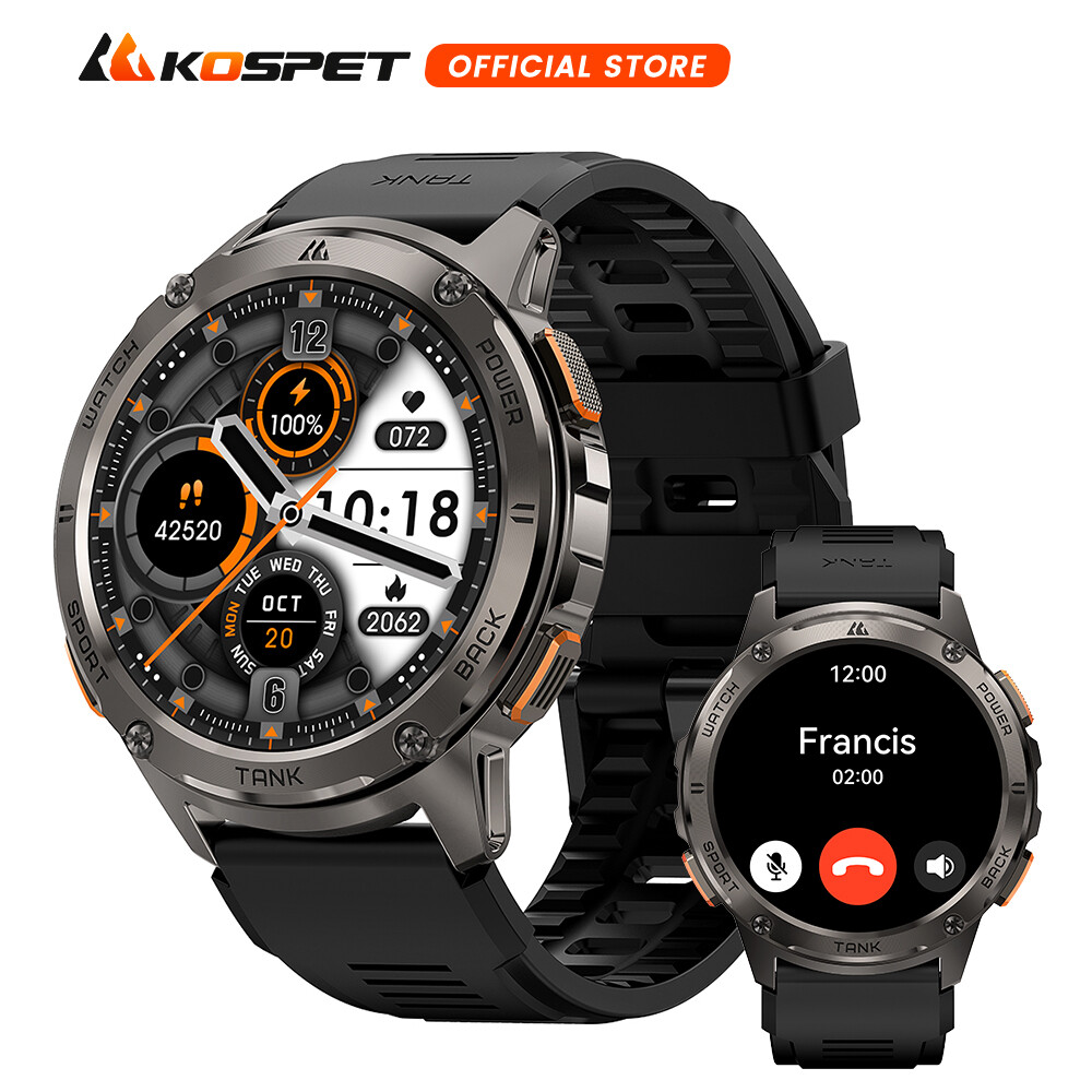 KOSPET Smart Watch for Men 60 Days Long Battery 50M Waterproof Rugged Military