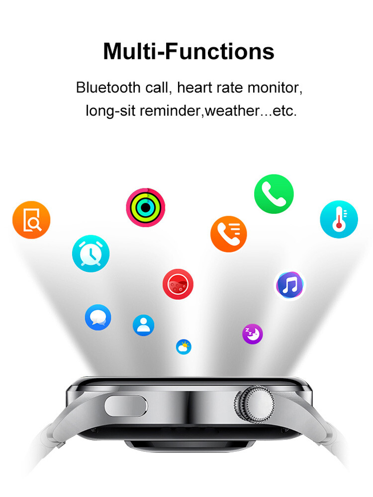 Men Smart Watch Business Smartwatch Fitness Tracker Pedometer Sleep Monitor